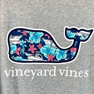 Vineyard Vines Short Sleeve Pocket Whale Tee Tropical Yacht Graphics